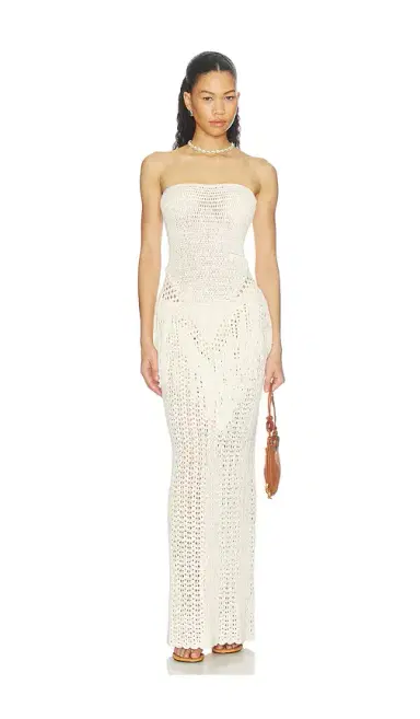 MORE TO COME Arna Crochet Maxi Skirt | Thumbnail 5