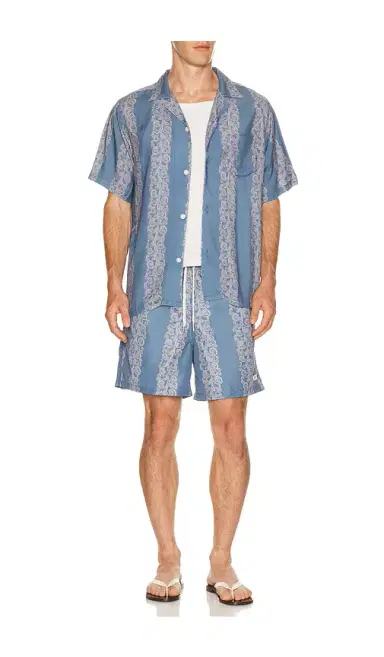 BATHER Coral Fiesta Printed Swim Trunks | Thumbnail 3