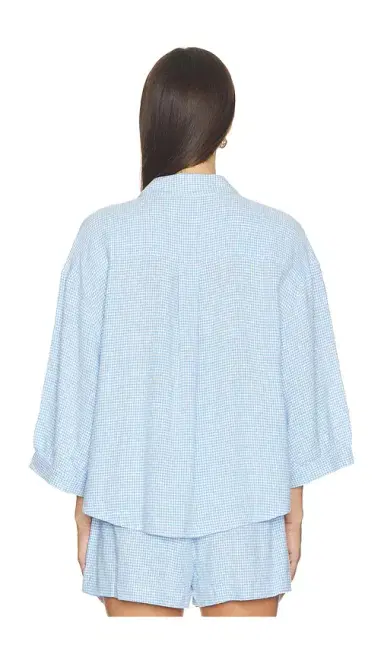 Eberjey Linen Blend Relaxed Sleeve Top | Thumbnail 3 Eberjey Linen Blend Relaxed Sleeve Top | Thumbnail 3