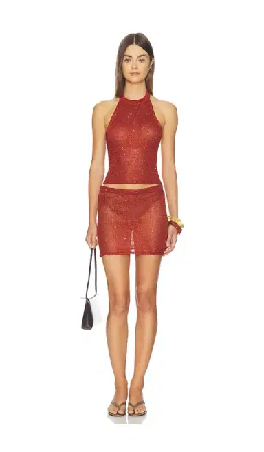 superdown Fifer Crochet Mini Skirt Set | Thumbnail 1 superdown Fifer Crochet Mini Skirt Set | Thumbnail 1