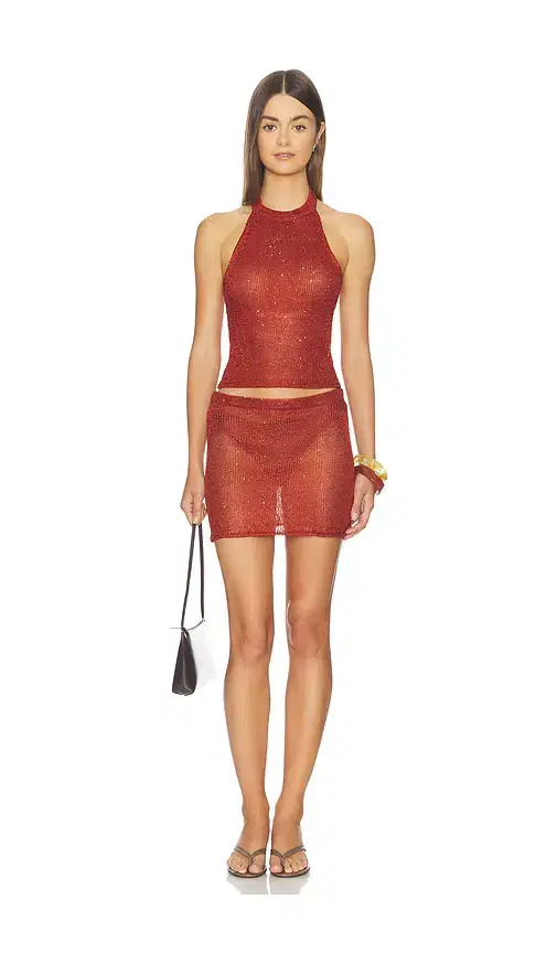 Fifer Crochet Mini Skirt Set