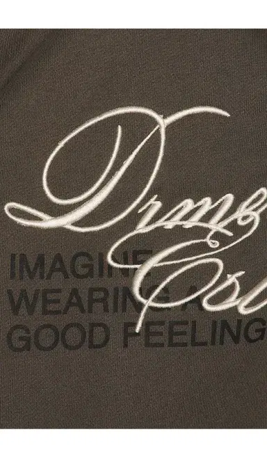 DRMERS CLUB Cursive Zip Up Hoodie | Thumbnail 5