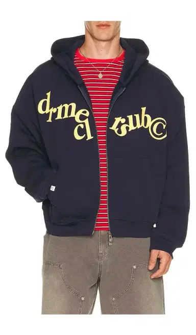 DRMERS CLUB Hanging Letters Zip Up Hoodie | Thumbnail 1 DRMERS CLUB Hanging Letters Zip Up Hoodie | Thumbnail 1