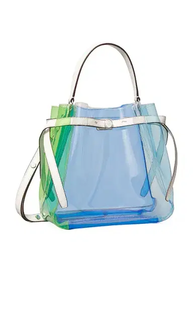 Tory Burch Romy Color-Block Clear Bucket Bag | Thumbnail 2 Tory Burch Romy Color-Block Clear Bucket Bag | Thumbnail 2