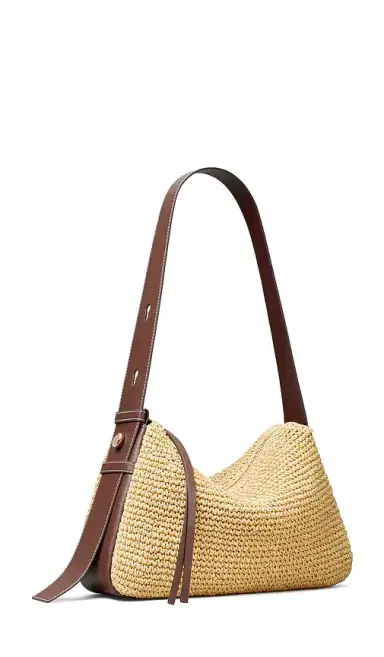 Tory Burch Romy Straw Shoulder Bag | Thumbnail 2 Tory Burch Romy Straw Shoulder Bag | Thumbnail 2
