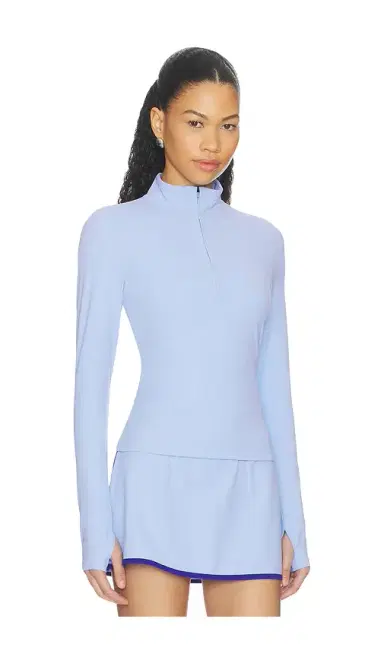 Splits59 Tess Rigor Half Zip Waist Length Top | Thumbnail 2