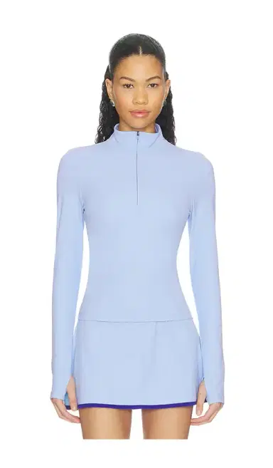 Splits59 Tess Rigor Half Zip Waist Length Top | Thumbnail 1