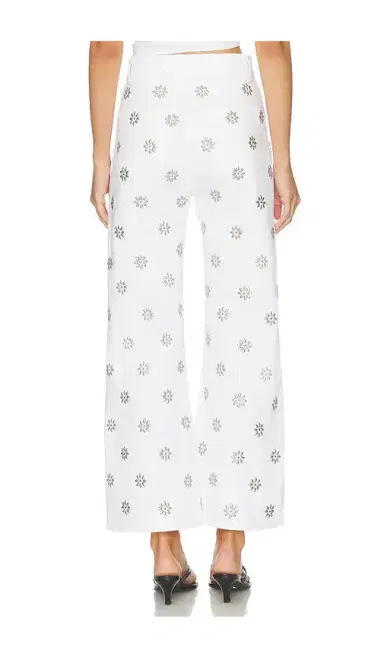 Veronica Beard Grant High Rise Wide Leg Crop | Thumbnail 4 Veronica Beard Grant High Rise Wide Leg Crop | Thumbnail 4