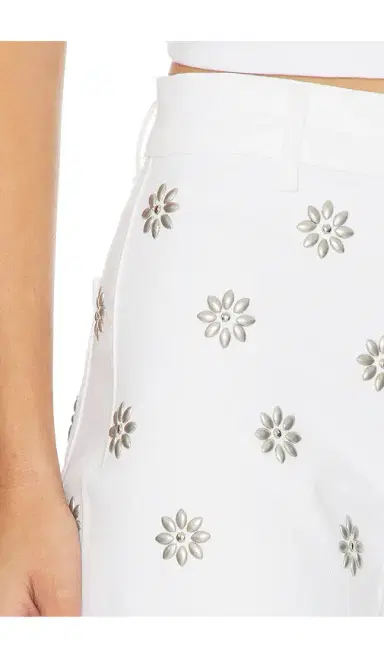 Veronica Beard Grant High Rise Wide Leg Crop | Thumbnail 6 Veronica Beard Grant High Rise Wide Leg Crop | Thumbnail 6