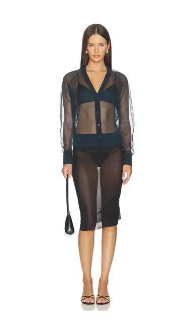 RENGGLI Sheer Knit Cardigan | Thumbnail 4 RENGGLI Sheer Knit Cardigan | Thumbnail 4
