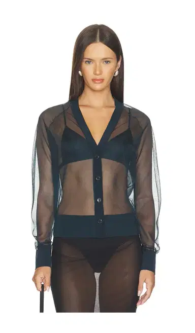RENGGLI Sheer Knit Cardigan | Thumbnail 1 RENGGLI Sheer Knit Cardigan | Thumbnail 1