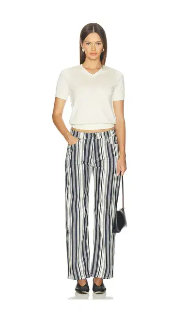 RENGGLI Stripe Straight Jean | Thumbnail 5