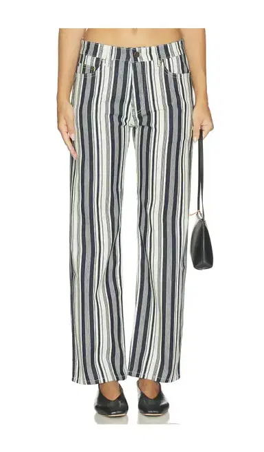 RENGGLI Stripe Straight Jean | Thumbnail 1