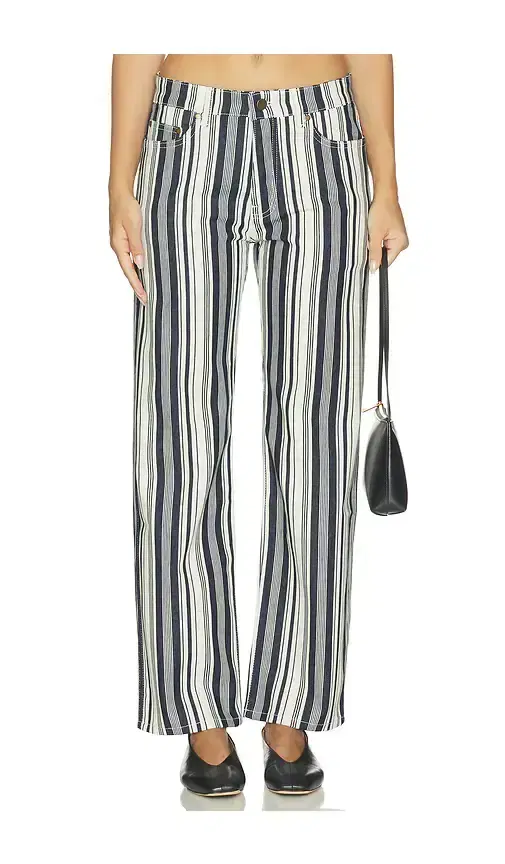RENGGLI Stripe Straight Jean