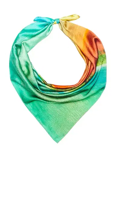 Donde Esteban Formentera Silk Head Scarf | Thumbnail 2