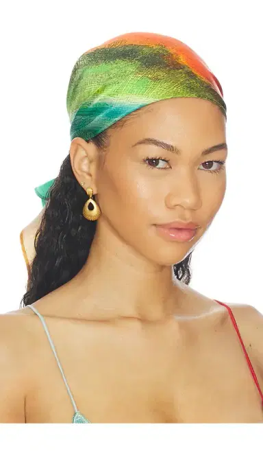 Donde Esteban Formentera Silk Head Scarf | Thumbnail 1