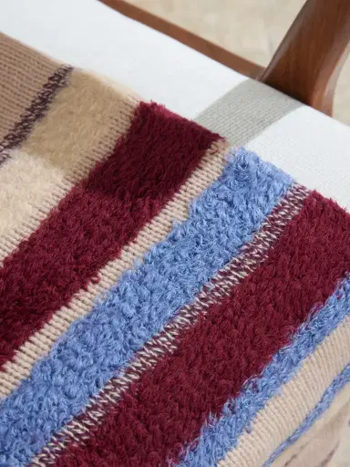 The Elder Statesman Striped Textured Cashmere-Blend Blanket - Men | Thumbnail 3 The Elder Statesman Striped Textured Cashmere-Blend Blanket - Men | Thumbnail 3
