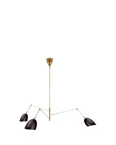 Visual Comfort Signature Sommerard Large Triple Arm Chandelier By AERIN | Thumbnail 1
