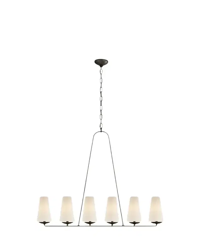 Visual Comfort Signature Fontaine Linear Chandelier By AERIN