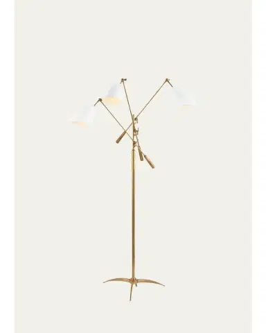 Visual Comfort Signature Sommerard Triple Arm Floor Lamp By AERIN | Thumbnail 1