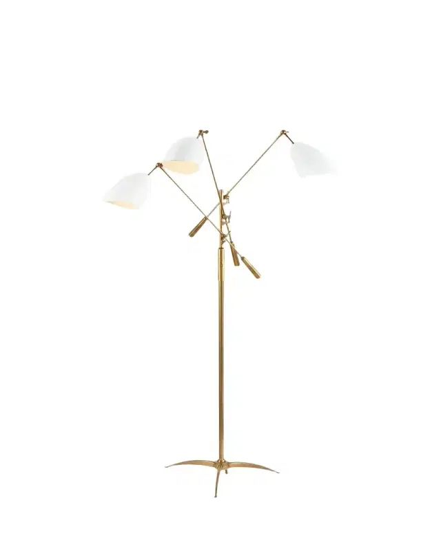 Visual Comfort Signature Sommerard Triple Arm Floor Lamp By AERIN