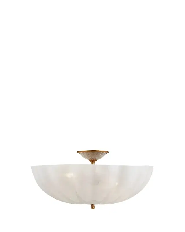 Visual Comfort Signature Rosehill Large Semi Flush Mount By AERIN