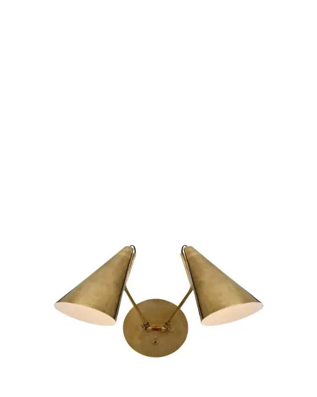 Visual Comfort Signature Clemente Double Sconce By AERIN