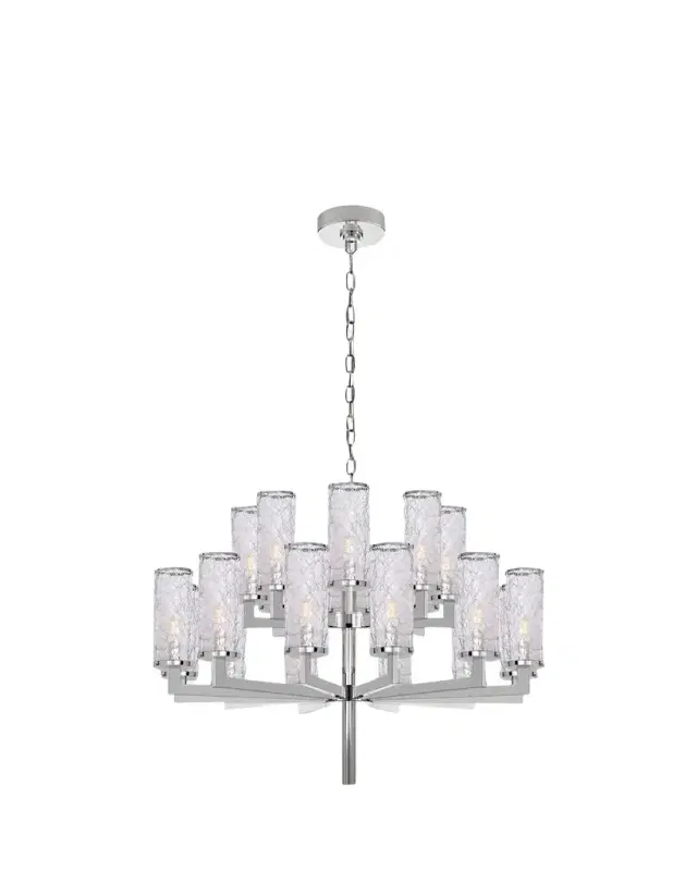 Visual Comfort Signature Liaison Double Tier Chandelier By Kelly Wearstler