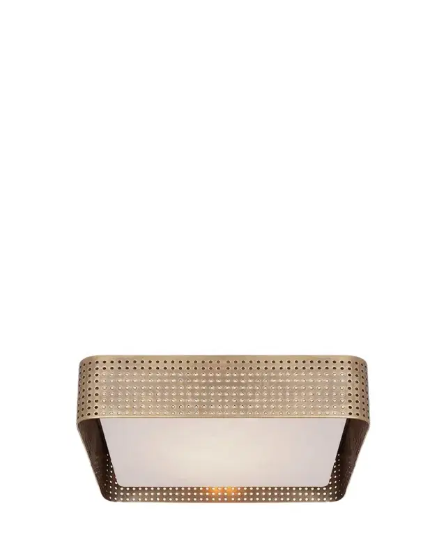 Visual Comfort Signature Precision Large Square Flush Mount By Kelly Wearstler
