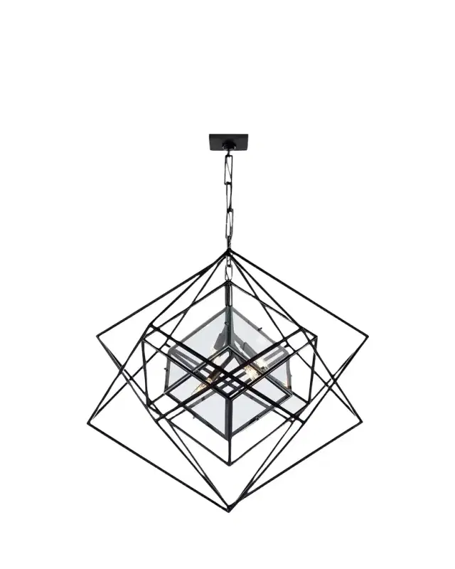 Visual Comfort Signature Cubist Medium Chandelier By Kelly Wearstler
