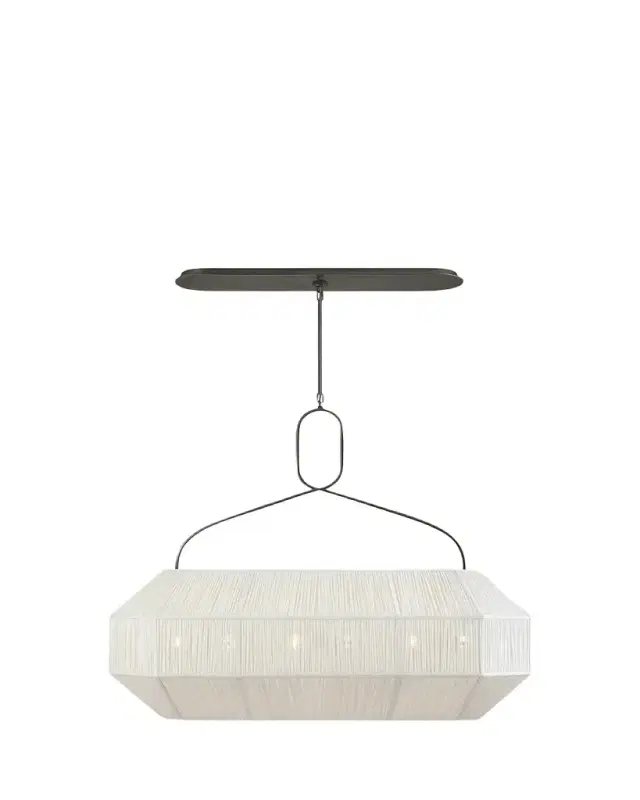 Visual Comfort Signature Forza Medium Gathered Linear Lantern By Kelly Wearstler