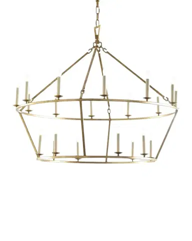 Visual Comfort Signature Darlana Large Two-Tiered Ring Chandelier | Thumbnail 1