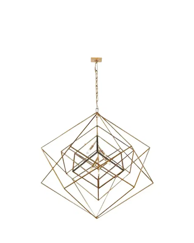 Visual Comfort Signature Cubist Large Chandelier By Kelly Wearstler