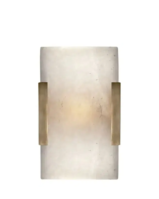 Visual Comfort Signature Covet Wide Clip Bath Sconce By Kelly Wearstler