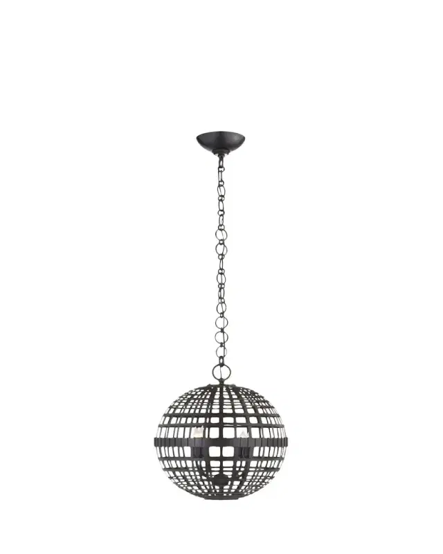 Visual Comfort Signature Mill Small Globe Lantern By AERIN