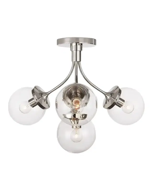 Visual Comfort Signature Prescott Medium Semi Flush Mount