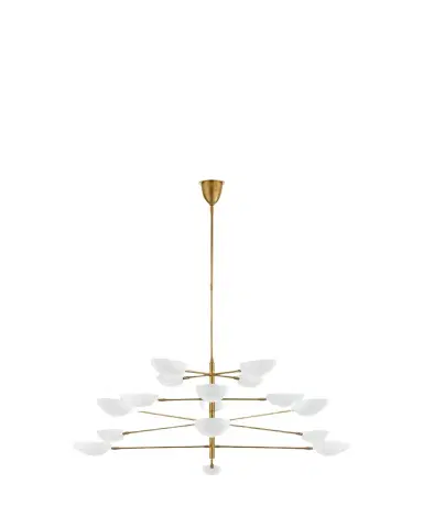 Visual Comfort Signature Graphic Grande Four Tier Chandelier By AERIN | Thumbnail 1