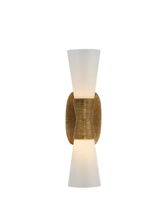 Visual Comfort Signature Utopia Small Double Bath Sconce By Kelly Wearstler