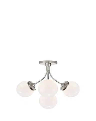 Visual Comfort Signature Prescott Medium Semi Flush Mount | Thumbnail 1
