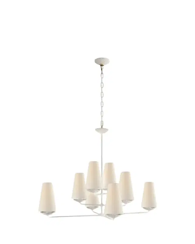 Visual Comfort Signature Fontaine Large Offset Chandelier By AERIN