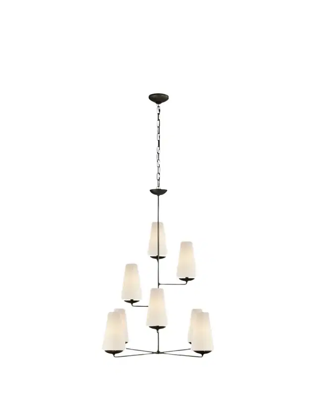 Visual Comfort Signature Fontaine Vertical Chandelier By AERIN