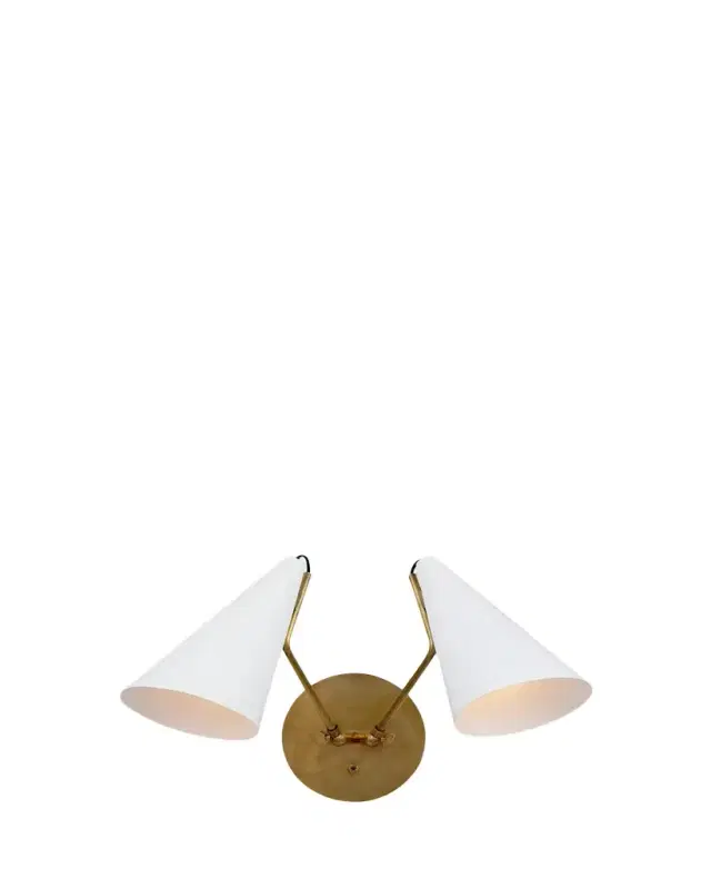 Visual Comfort Signature Clemente Double Sconce By AERIN