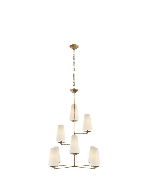 Visual Comfort Signature Fontaine Vertical Chandelier By AERIN