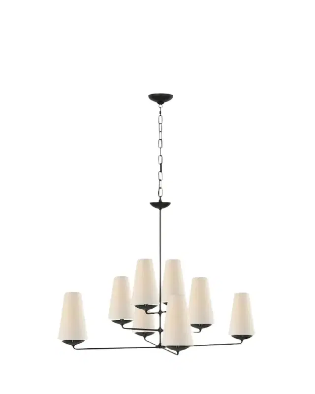 Visual Comfort Signature Fontaine Large Offset Chandelier By AERIN