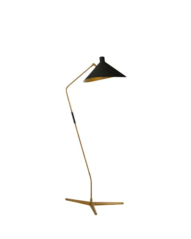 Visual Comfort Signature Mayotte Large Offset Floor Lamp By AERIN