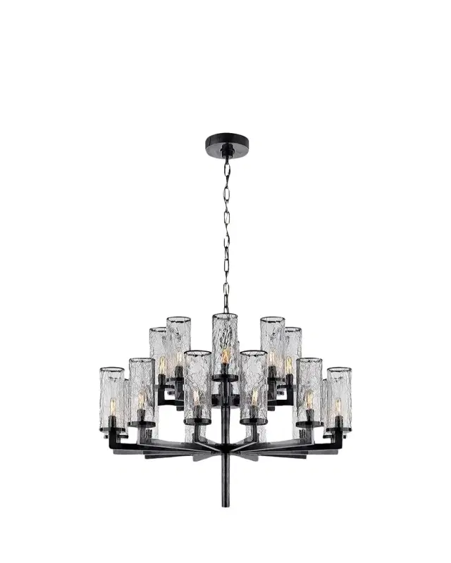 Visual Comfort Signature Liaison Double Tier Chandelier By Kelly Wearstler