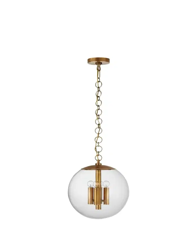 Visual Comfort Signature Turenne Medium Globe Pendant By AERIN