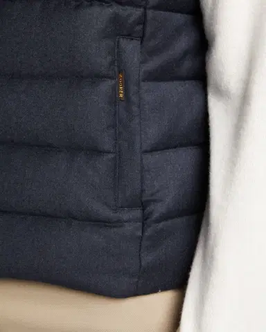 MooRER Men's Flannel Down Vest | Thumbnail 5 MooRER Men's Flannel Down Vest | Thumbnail 5