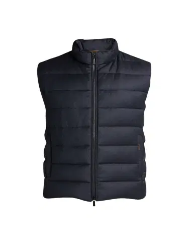 MooRER Men's Flannel Down Vest | Thumbnail 1 MooRER Men's Flannel Down Vest | Thumbnail 1