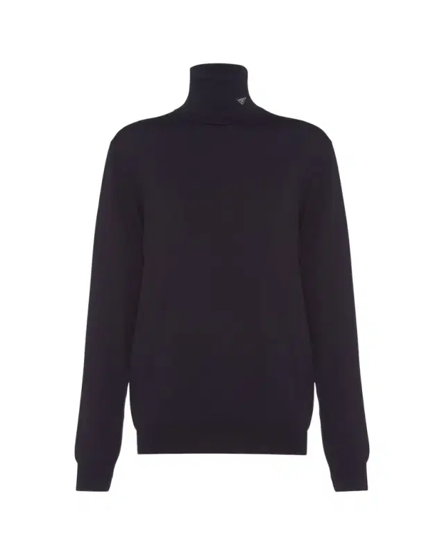 Superfine Wool Turtleneck Sweater